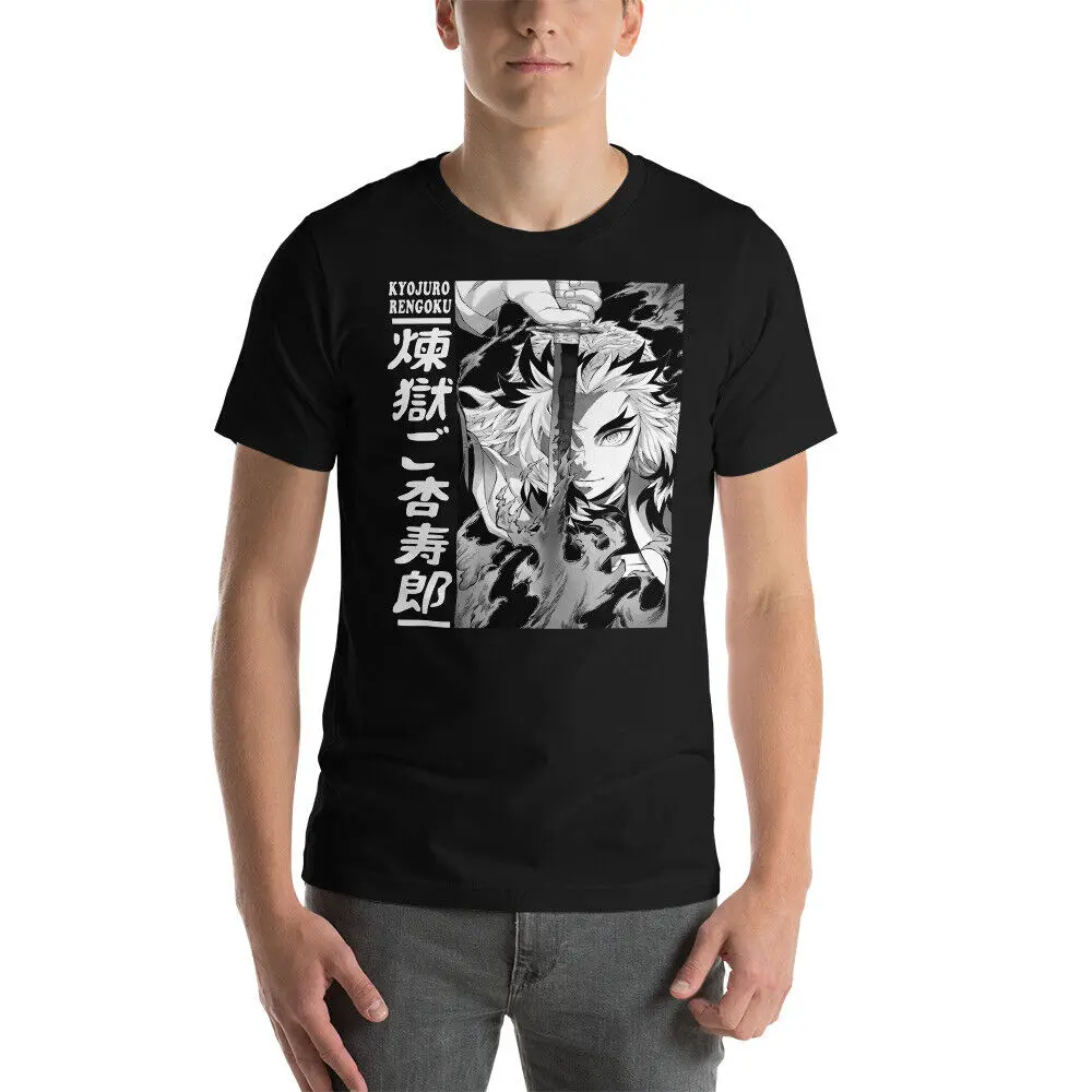 Kyojuro Rengoku Cool Slayer Demon Anime Short-Sleeve new Unisex T-Shirt