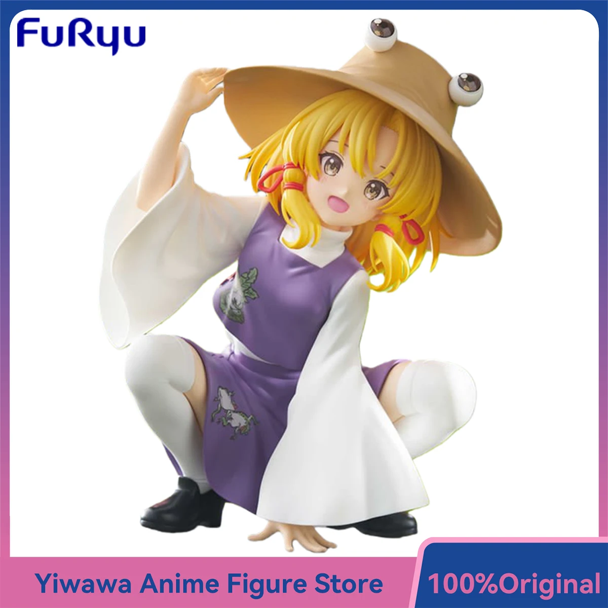 أحدث Furyu المعكرونة سدادة الشكل Touhou مشروع Moriya Suwako شخصيات كرتونية تحصيل لعبة مجسمة الأصلي Bishoujo حلية #1