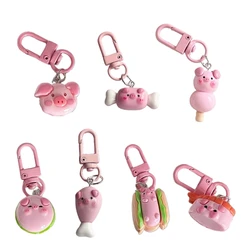 Fashionable Pig Keychain Design Bag Keys Pendant Pig Keyrings Backpack Pendant Perfect Gift for Animal Lovers