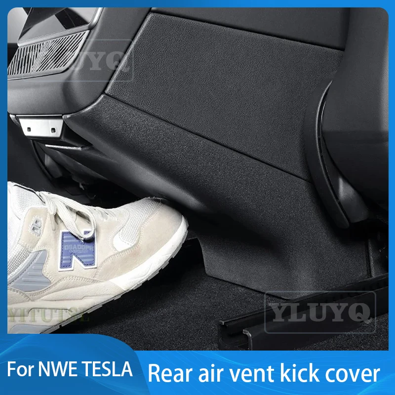 Para Tesla Model Y Highland Placa de protección contra patadas traseras Tesla 2025 Model Y Protector de patadas de coche accesorios interiores de coche