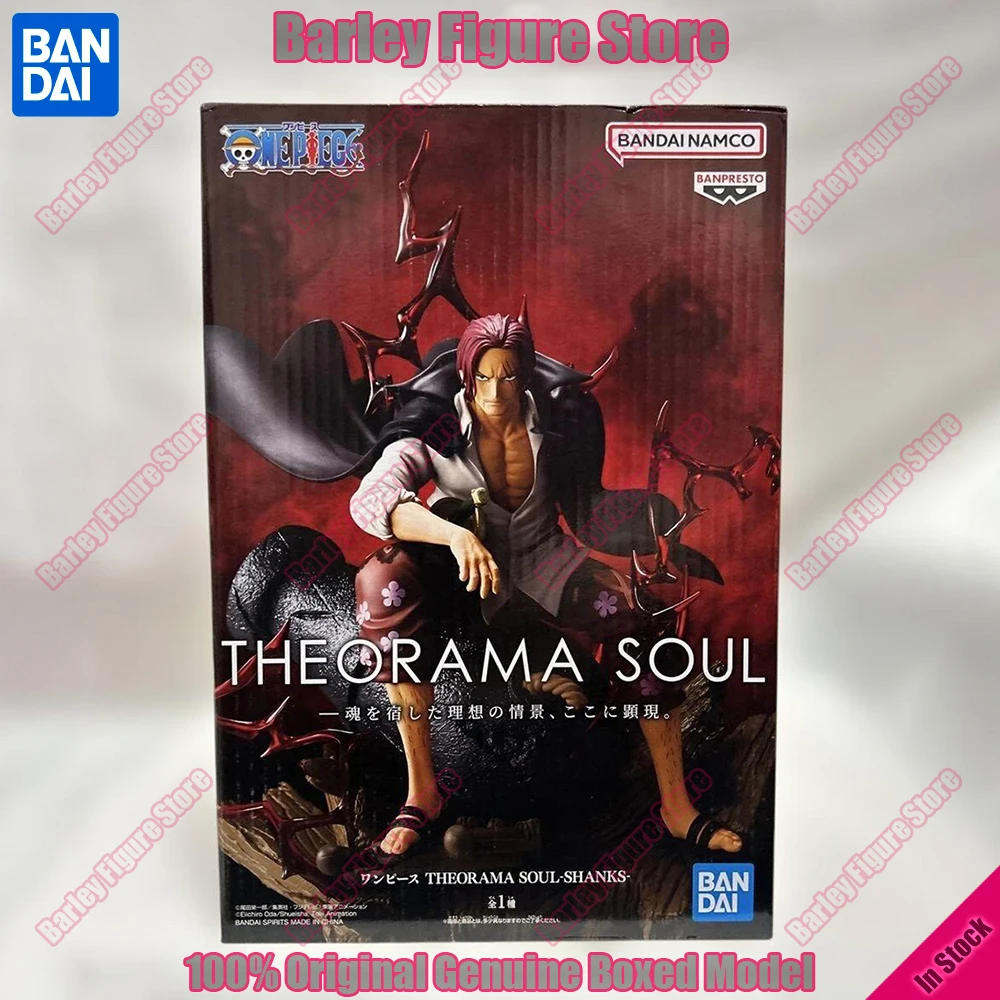 

In Stock Banpresto One Piece Theorama Soul Shanks Figure 24cm Anime Collectible Model Statue With Diorama Base Effect Parts Gift