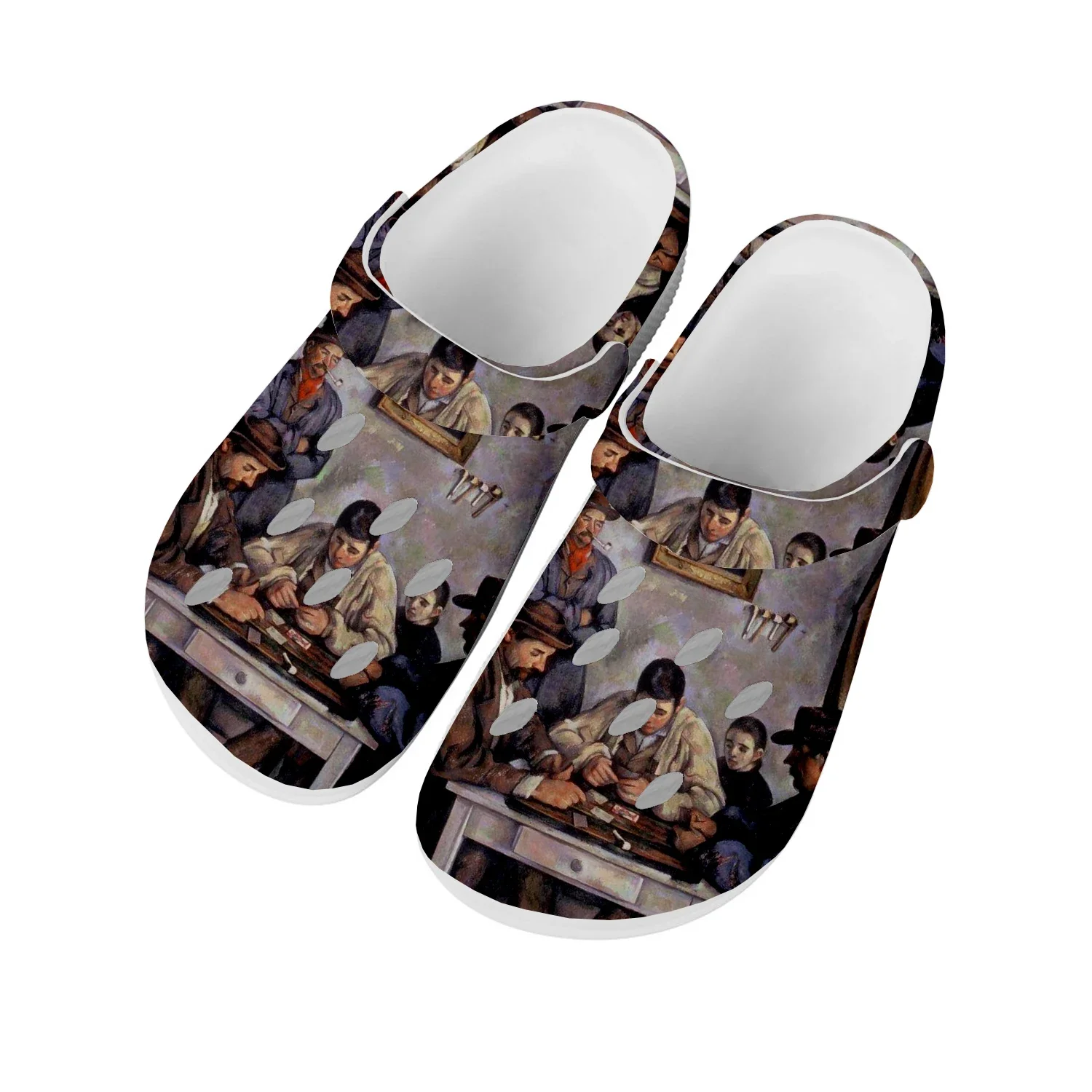 

Claude Monet Le Grand Canal Home Clog Mens Women Youth Boy Girl Sandals Shoes Garden Custom Made Shoe Beach Hole Slippers White