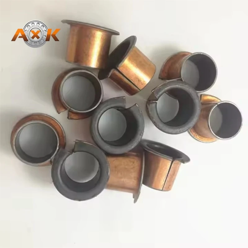 5/10PCS SF-1F Inner Diameter 6 8 10 12 14  Self-lubricating Bearing with Flanged Step Compound Copper Sleeve Guide Bush