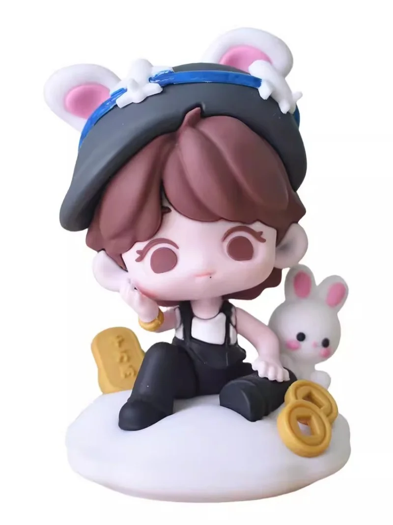 Figurine Xiao Zhan Star Rabbit Figure Doll Toy Model Cosplay Original Birthday Gift Cute Lovely