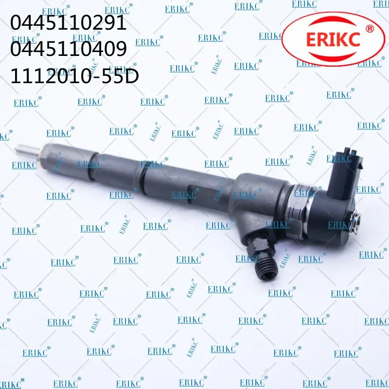 ERIKC 0445110291 / 1112010-55D Sprayer 0445110409 Diesel Engine Parts Injector  for FAW BAW