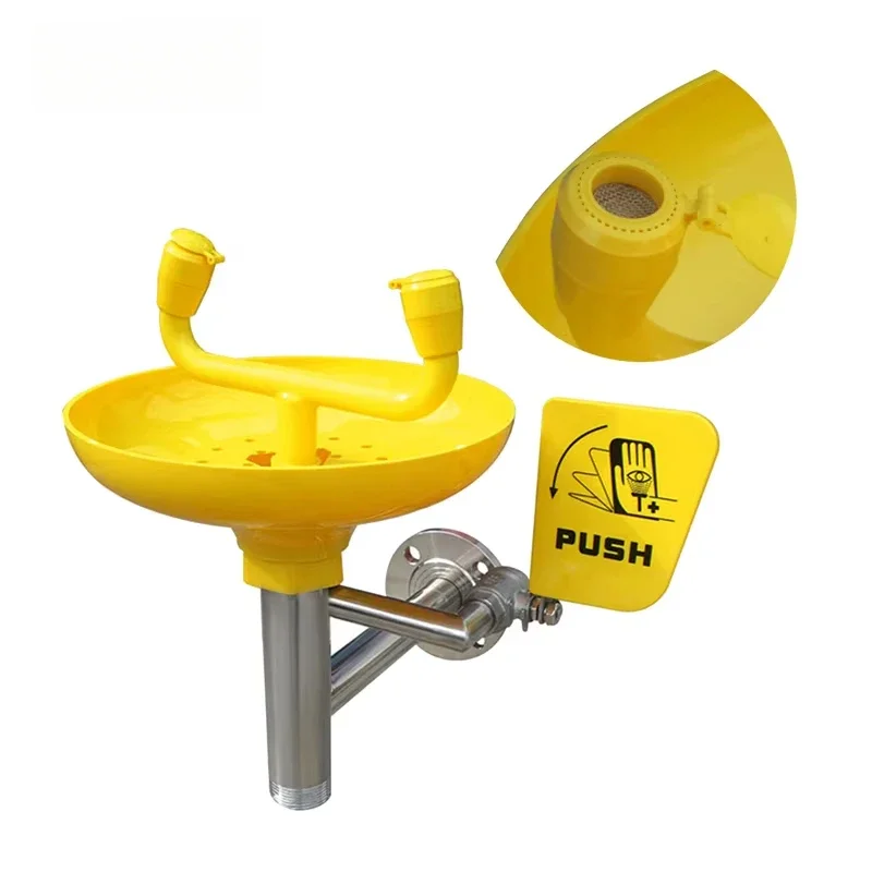 Assurance Wall Mounted Eye Washer With Yellow Abs Bowl fast shipping