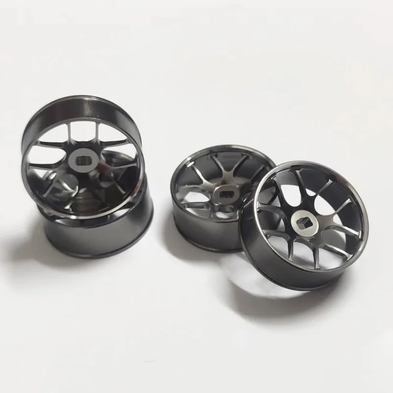 قطر 27 مللي متر محور عجلات معدني الإطارات لسيارة RC 1/24 1/28 DriftArt DA4 DLR8 Wltoys K969 HGD1 XRX DRZ ATM DB Mini-Q