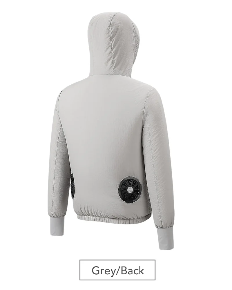 Sommer Paar Stil Klimaanlage Kleidung Eis Jacke mit Fan Reise Sonnenschutz Haut Kleidung Atmungsaktive Outdoor Arbeit Kleidung – Detail 14