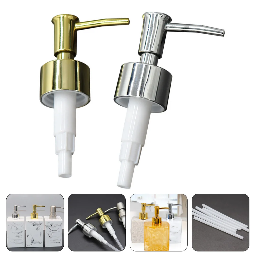 

2 Pcs Soap Bottle Pump Lotion Pumps for Bathroom Gallon Dispenser Pressing