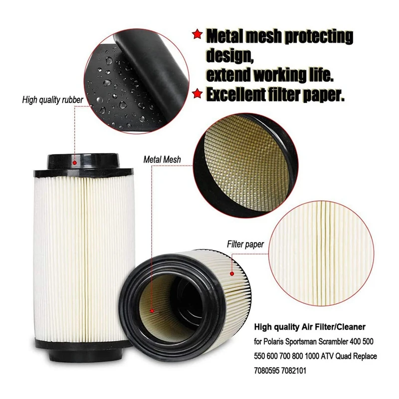 폴라리스 스포츠맨용 7080595 에어 필터 키트, 400 500 600 700 800 850 7082101