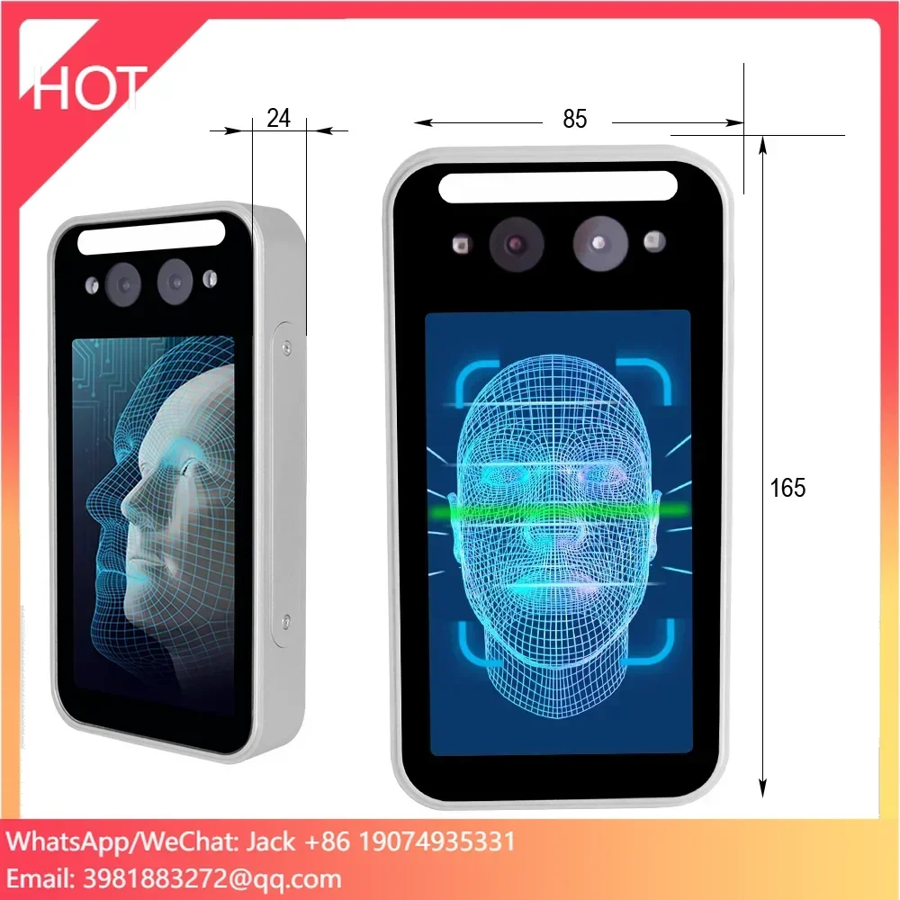 Anxinshi 5 Inch Screen Binocular Living Body Face Recognition Terminal