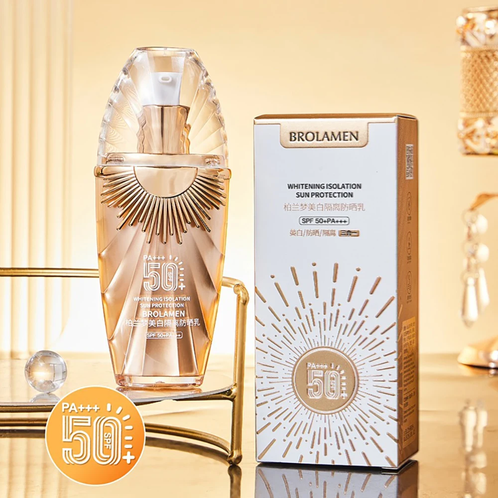 spf50+ Sunscreen Lotion Whitening Solar Uv Radiation Sun Screen Protetor Body Cream Oil-control Moisturizing Face Sunscreen 50g