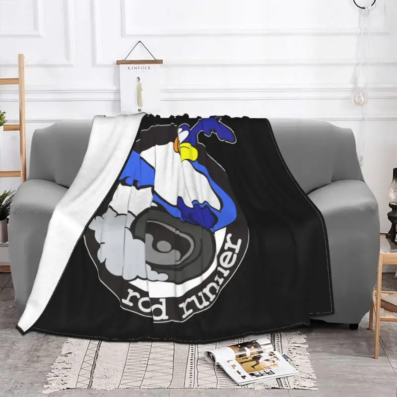 Road Runner Blanket Warmth Thicken Plus Velvet Bedding Travel Decorative Sofa