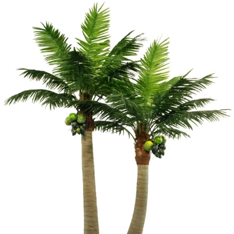 

Zf Имитация кокосовой пальмы Искусственная пальма из стекловолокна Большое уличное ландшафтное украшение