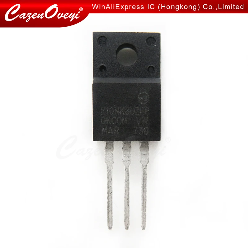 10pcs/lot STP10NK60ZFP STP10NK60 10NK60ZFP 10NK60 TO-220F In Stock