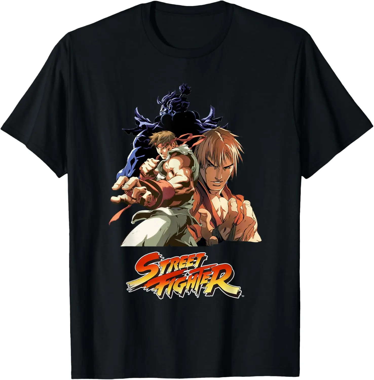 Street Fighter Official Arcade Fighting Game | PAPL2655 T-Shirt Unisex Fashion Printed T‑Shirt for Men Women, 100% Cotton Crew Neck Soft Lightweight Anti‑Pilling Tees,fashion printed t‑shirt, unisex graphic tee, , casual gift t‑shirt