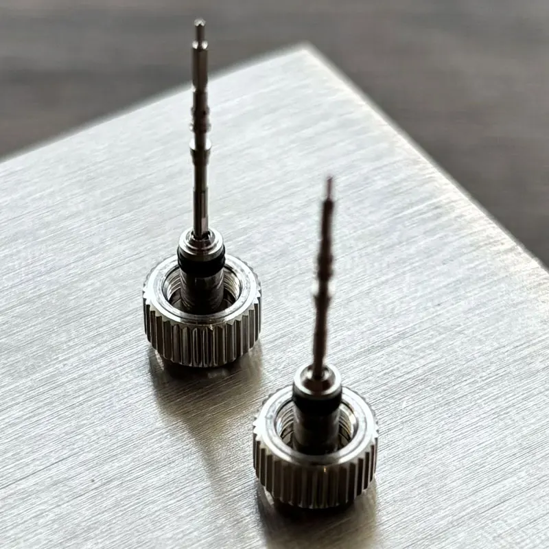 Watch Parts Stainless Steel Watch Crown With Movement Stem Suitable For SPB149J1/SPB313J1/SPB143J1 Watch Case