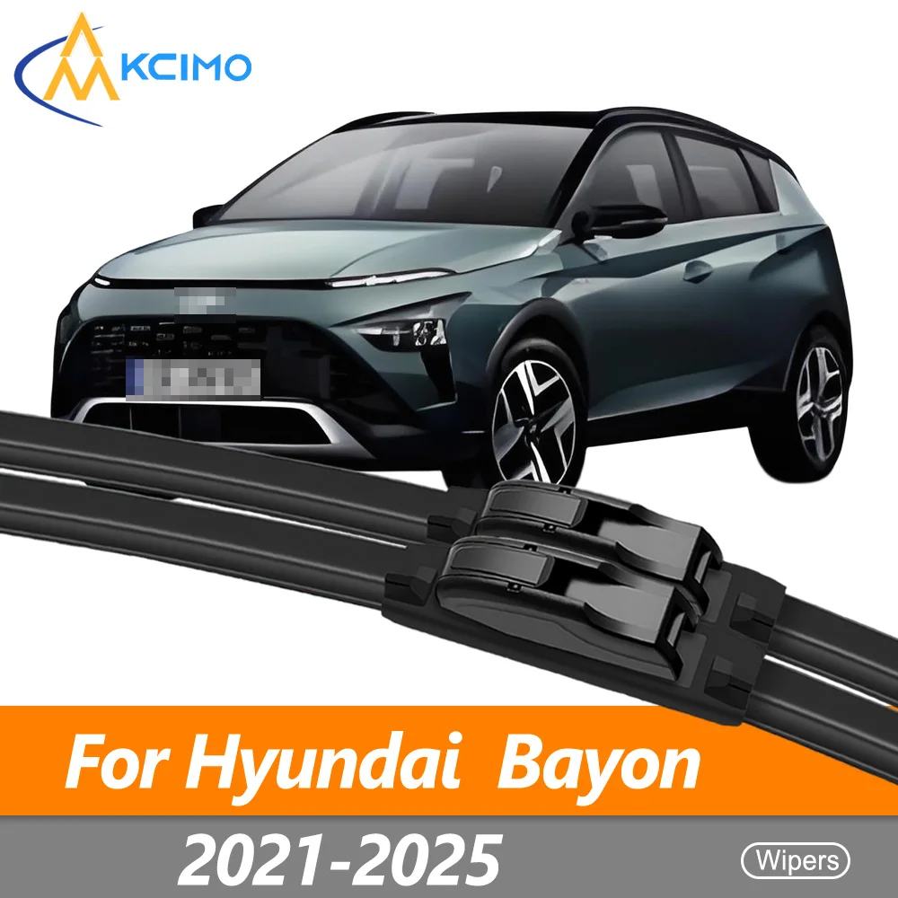 

2PCS Front Windshield Wiper Blades Set For Hyundai Bayon/ BC3/ CUV 2021-2025 All-Season Front Wiper Blades Easy Installation