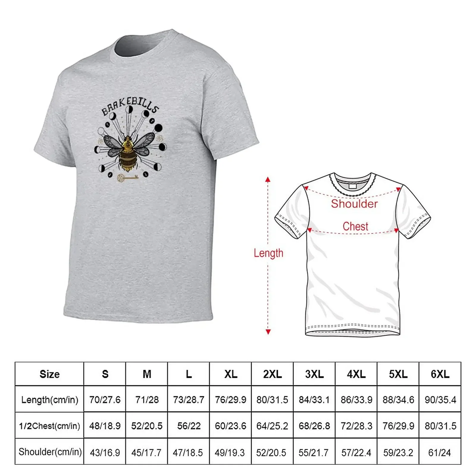 Brakebills (with text) - The Magicians T-Shirt plus size tops customs kawaii clothes mens white t shirts