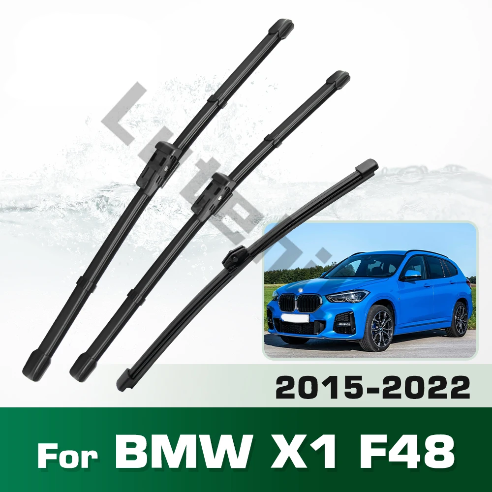 Scheibenwischer LHD Vorne und Hinten Wischerblätter Set Für BMW X1 F48 2015 - 2022 Windschutzscheibe Windschutzscheibe Fenster Regenbürsten 26 "16" 14"