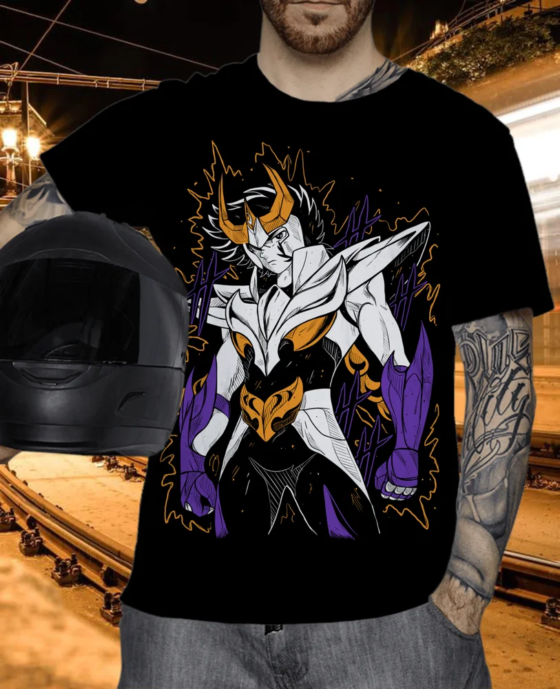 Kurogane Ikki T-shirt Saint Seiy knights of the zodiac manga shun shiryu Shirt