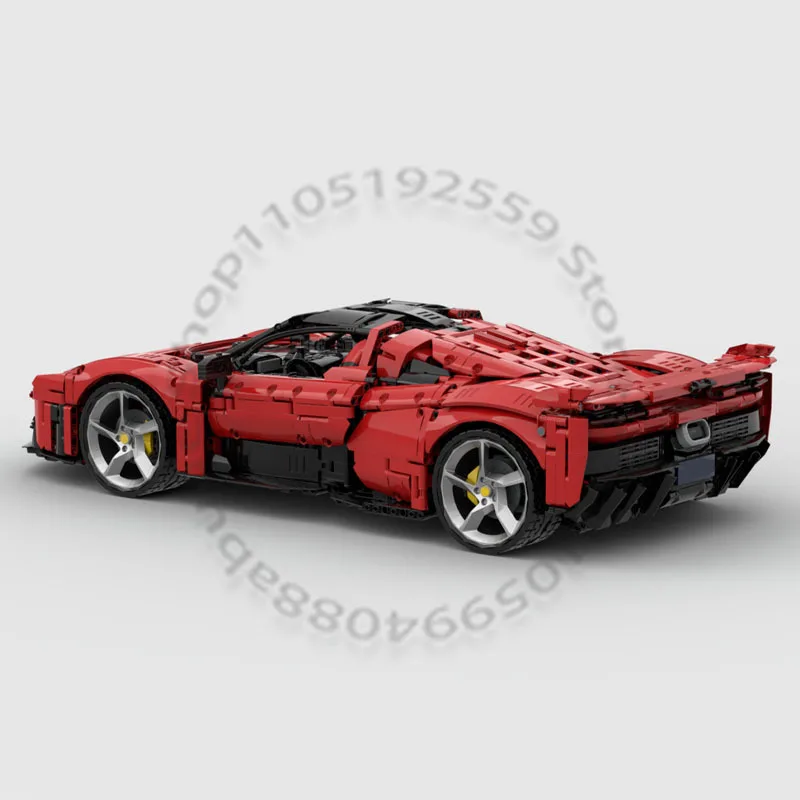 5117 Uds Speed King F80 MOC personalizar bloque de construcción Modular diseño creativo juguete educativo de aprendizaje DIY juguete para regalo de Navidad