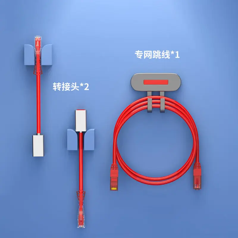 Internal and external network private network anti-dual network, anti-mixed plug, anti-violation cyber adapter * 2 jumper * 1