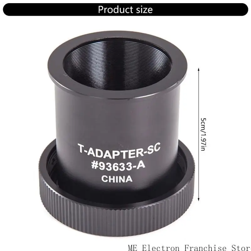 Adaptador del telescopio metálico T5EA para montaje cámara DSLR y accesorio fotografía