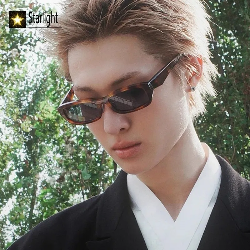 Big Size Popular Sunglasses Men Acetate Tortoise Handsome Glasses Man UV400 Outdoor Eyeglasses Eyewear Handcraft No Logo 145mm