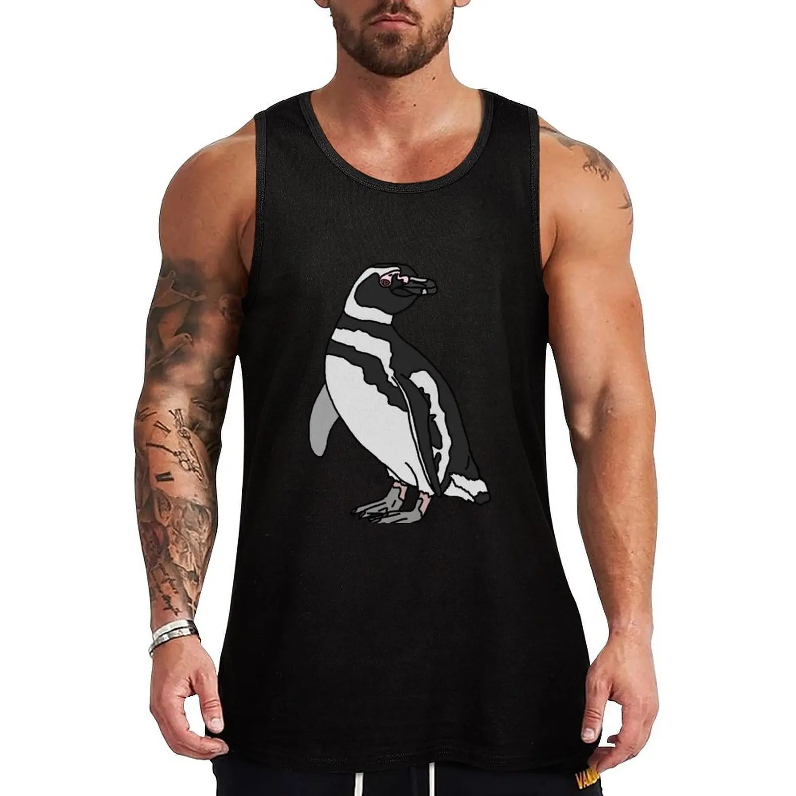 Magellanic Penguin Tank Top Loose Fit Tank Top Casual Daily Sleeveless Summer Top