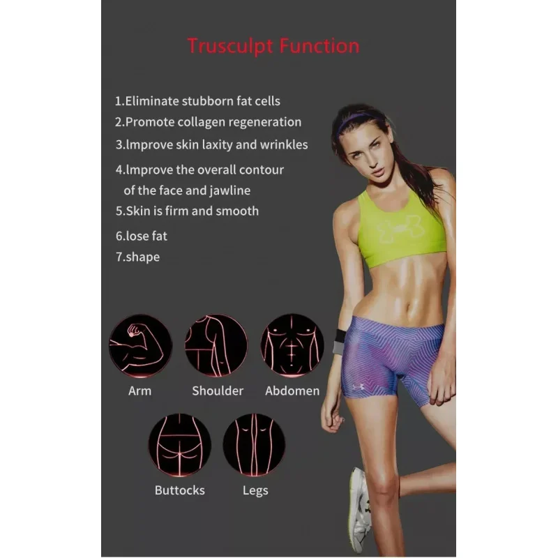 2026 Newest 2MHz Monopolar RF Trusculpt Radiofrequency Body Sculpting Dissolving Loss Slimming Fat Burner Machine