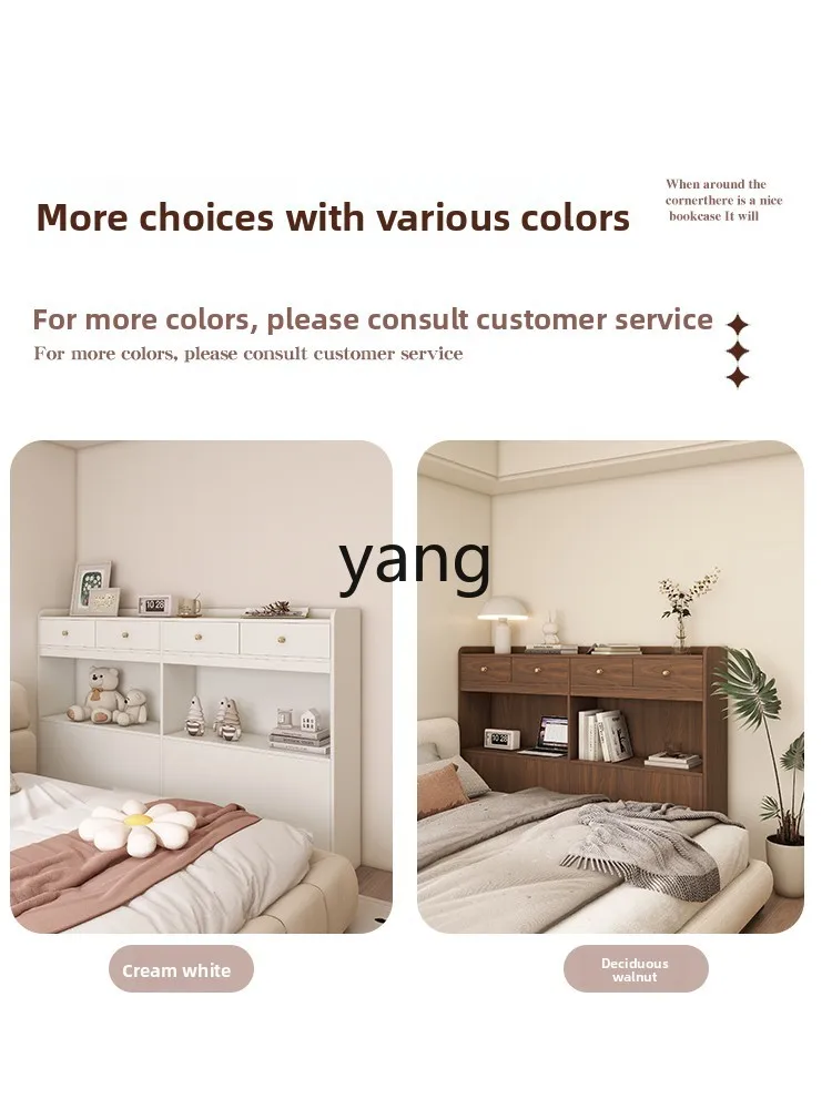 TGF كريم الرياح الخشب الصلب شق خزانة بجانب السرير غرفة نوم خزانة تخزين جدارية ضيقة للغاية التخصيص #4