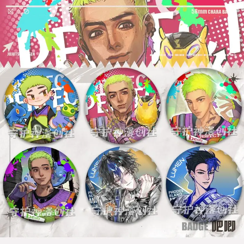 VALORANT Anime Badges Pins Gekko Yoru Women Brooch Cosplay Fashion Cartoon Creative Game Charms Brooches for Bag Accessorie Gift