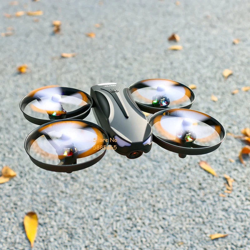 

200M 6K Dual Camera WIFI FPV RC Drone 20MINS 360° Protect Colorful Light 3D Roll Smart Hover Remote Control Quadcopter Drone Toy