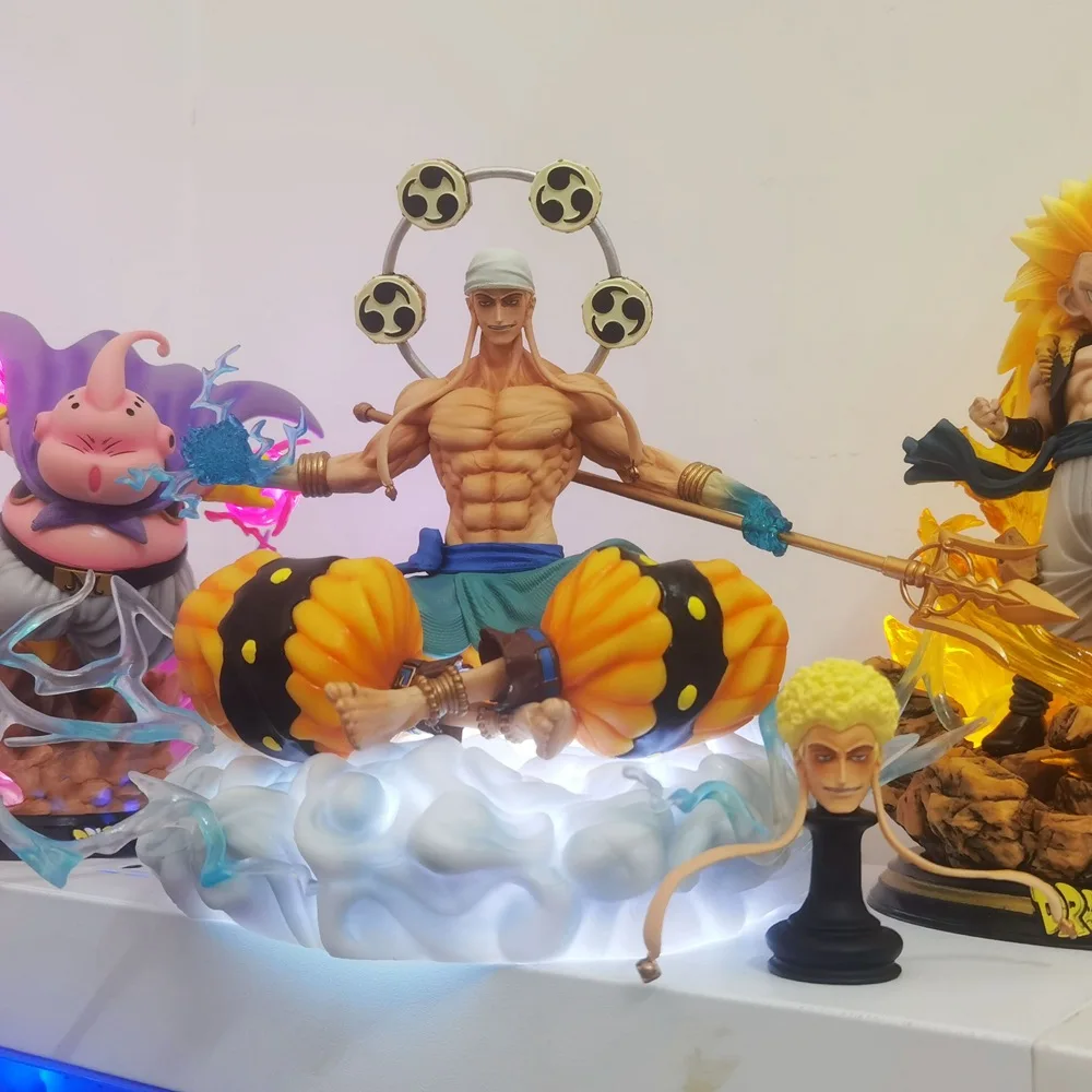 21.5 سنتيمتر أنيمي قطعة واحدة BT Enel الشكل GK Goro Goro no Mi مانغا تمثال الديكور البلاستيكية عمل تمثال جمع نموذج اللعب هدية