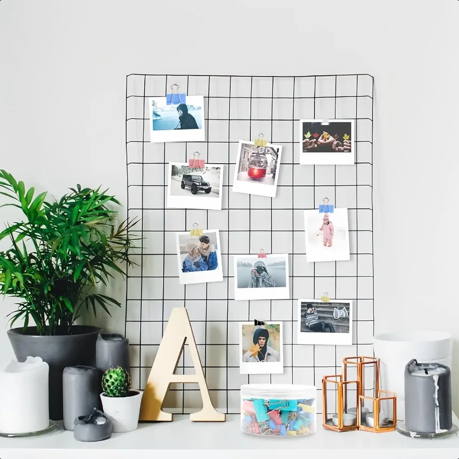 125개 바인더 클립 컬러 바인더 클립 다양한 크기 6가지 크기 바인더 종이 클립 사무실 가정 학교용 파란색 분홍색 노란색