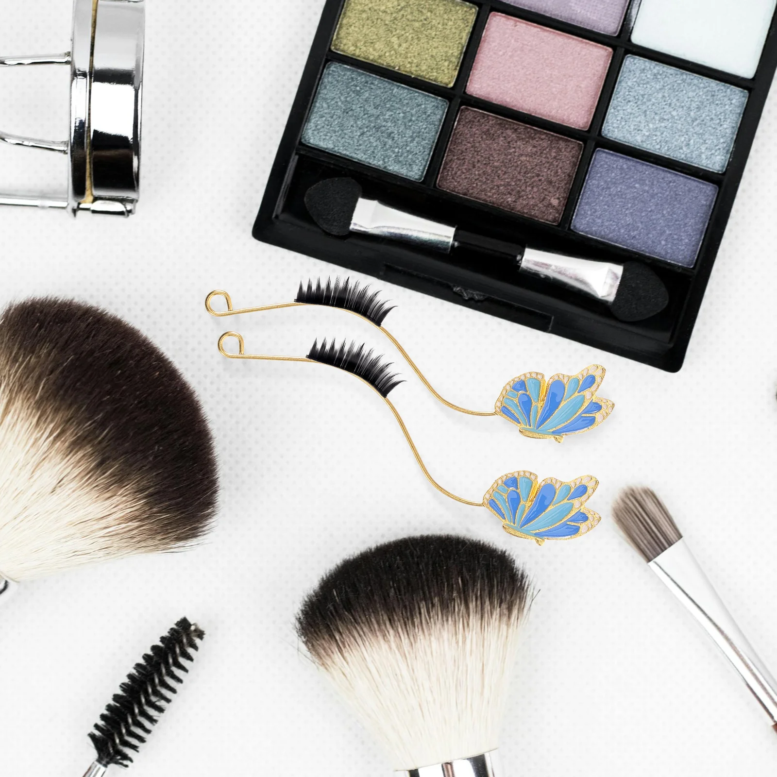 Bâtons d'affichage de faux cils, 2 paires, support d'extension de cils, outil d'affichage de cils léger et détachable pour Salon de beauté