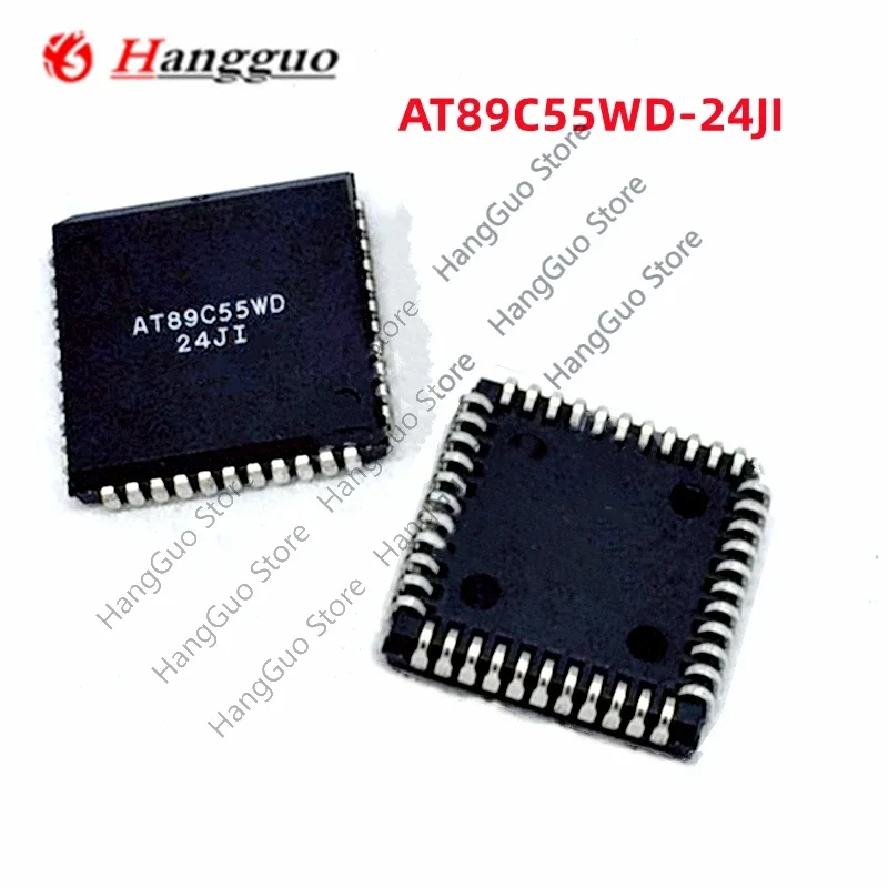 10PCS Brand new original   AT89C55WD-24JI AT89C55WD-24JU AT89C55WD PLCC-44 IC Chip Best Quality