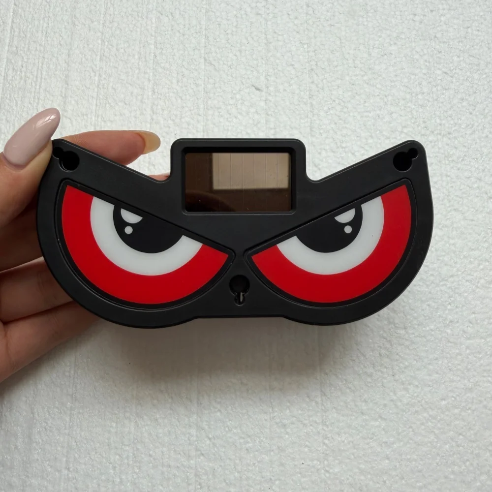Car Interior Solar Powered LED Multifunctional Decorative Light, Simple Suction Cup Installation Dynamic And Cute Smiling Face,