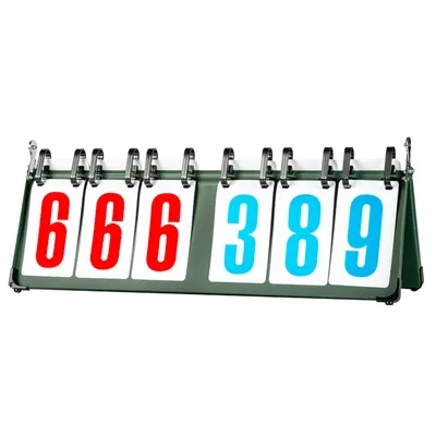 Metal Material Digit Scoreboard for Sport Games Volleyball Football Table Tennis Basketball manual Score Board