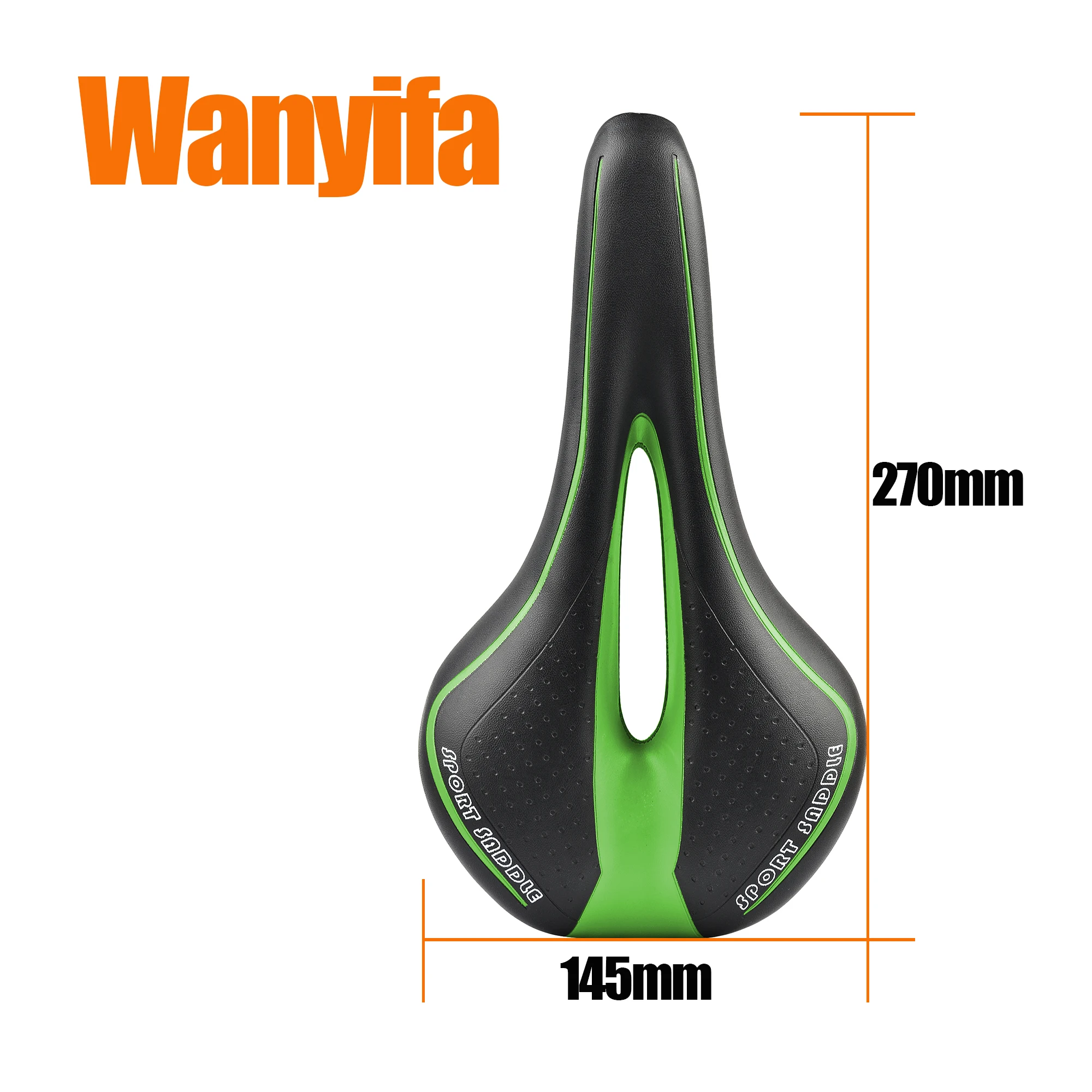 Wanyifa Bicycle Saddle Ultralight Hollow and Breathable Soft Cushion Mountain Bike Seat Cushion for Bicycle Components