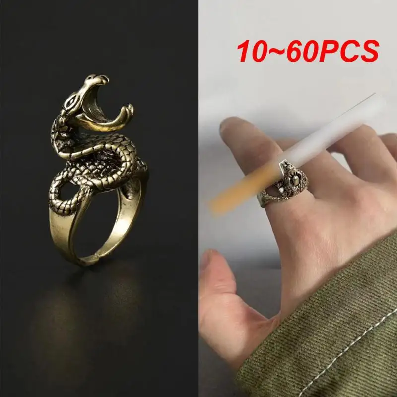 10~60PCS Mens Gifts Stylish Dragon Design Attract Attention Electroplating Process Animal Shapes Metal Smoking Tools