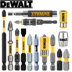 DEWALT Original PH2 SL8 Philips Slotted Drill Bits Sleeve Magnetic Ring Adapter Corner 25MM-89MM Hand Tool Accessories Series