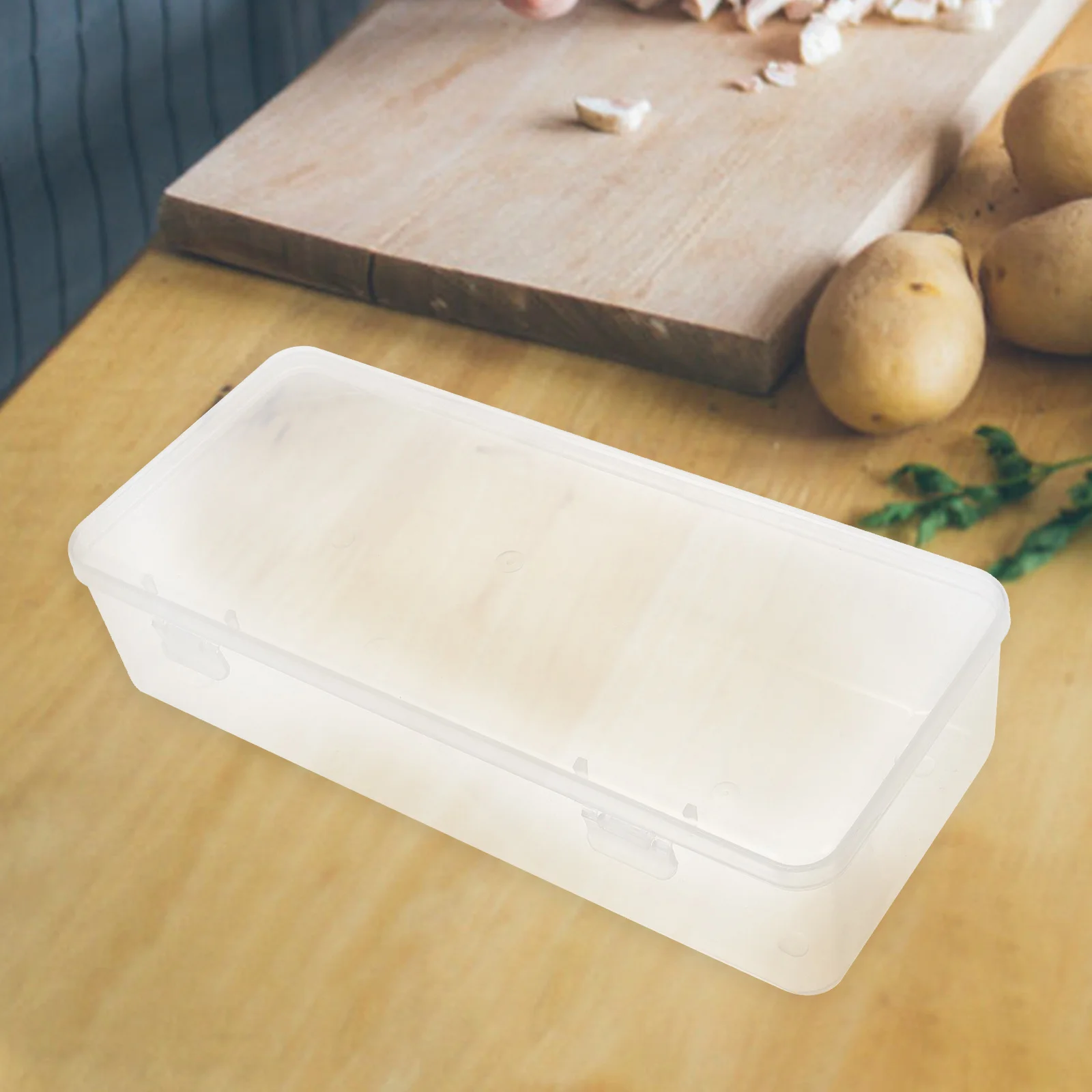 

Cheese Sliced Box Food-Grade PP Material Fresh Keeping Container for Butter Cheese Storage Refrigerator Use Butter Dish with Lid
