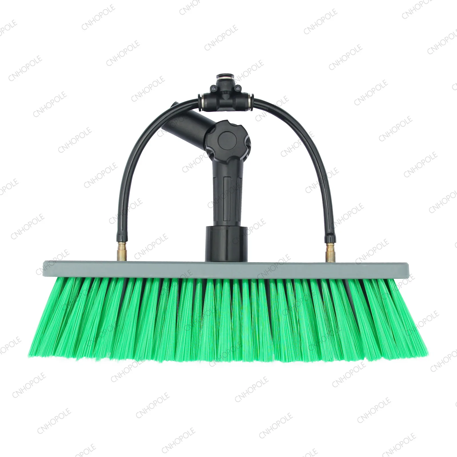 Tête de brosse CNHOPOLE pour accessoire de nettoyage de fenêtres/panneaux solaires à alimentation par courant d'eau (sans perche)