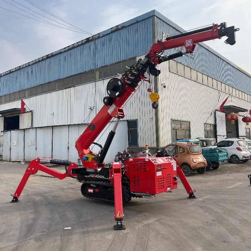 P-503 More Popular Construction Companies 1.5 Ton 3 Ton 5 Ton 8 Ton Construction Basket Spider Crane