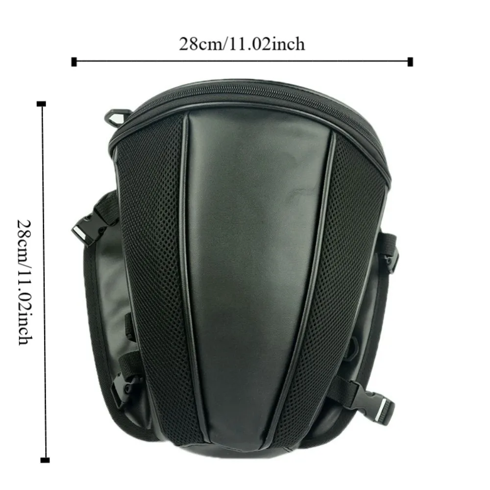 Waterproof Motorcycle Tail Bag Wear Resistant Durable Rear Seat Strap Bag Anti-slip Multifunctional Back Seat Carry Luggage Bag