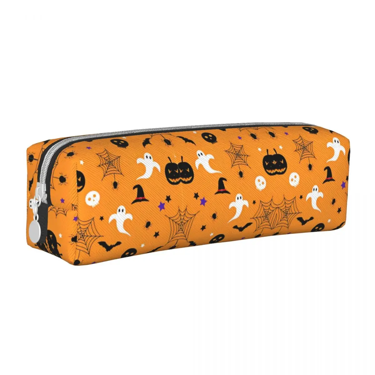 New Halloween Pumpkins Ghosts Pencil Case Kawaii Pencilcases Pen Box for Girl Boy  Bag Students School Cosmetic Accessories