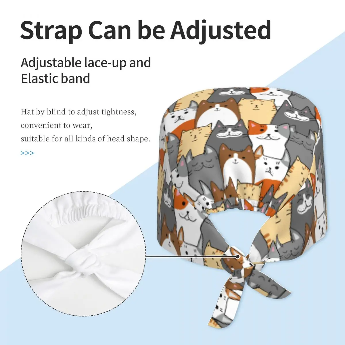 Pet Hospital pediatrics Doctor Care Hat Cartoon Cute Cats Surgery Cap Dentistry Nursing Caps Scrub Hats