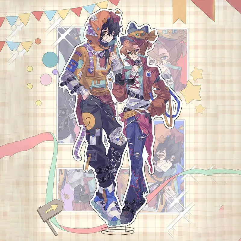 

Изысканные периферийные устройства «Bungo Stray Dogs» «Dazai Osamu Nakayoshi Nakayoshi», двойное акриловое украшение стола и аксессуар